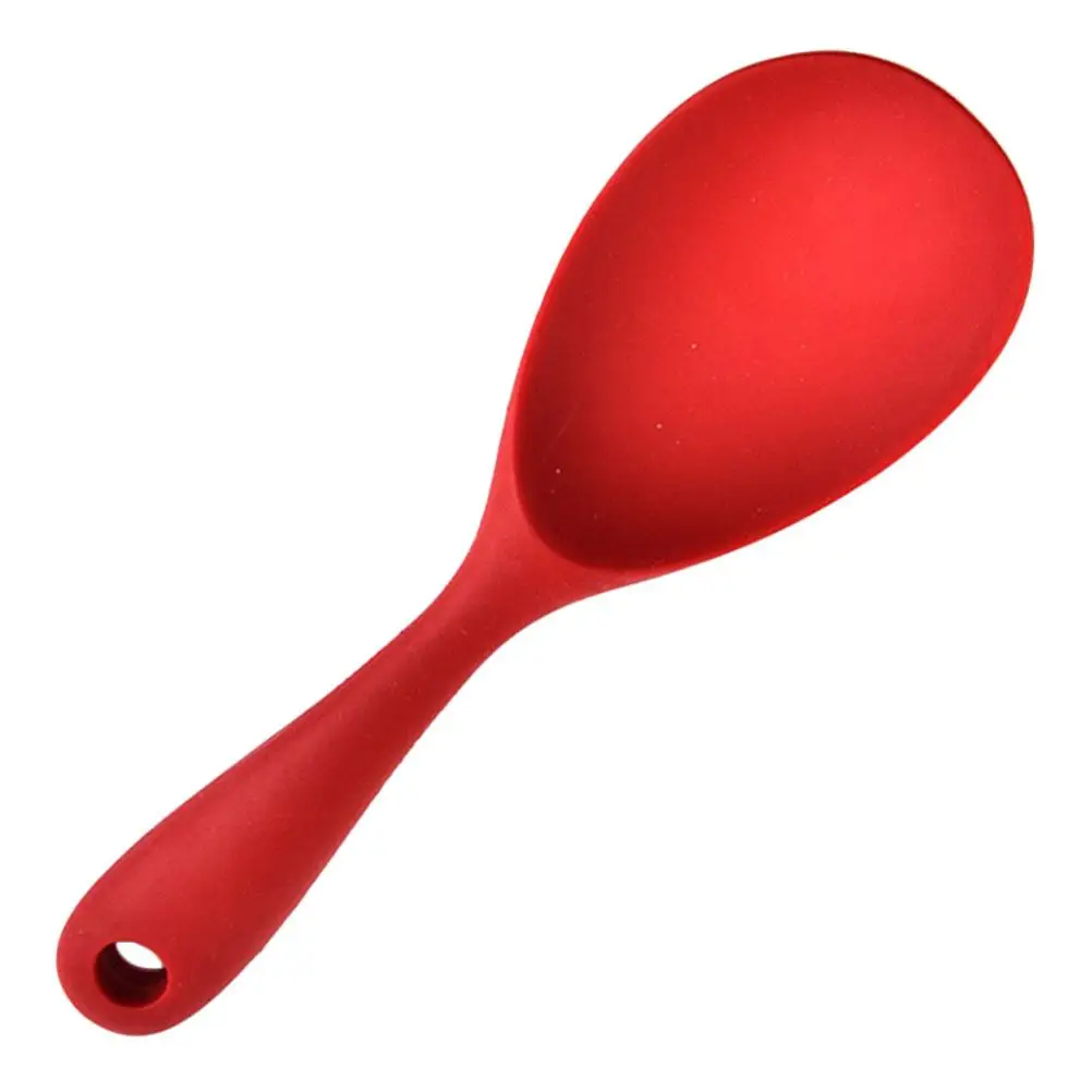 

Silicone Rice Tool Nonstick Spatula Easy Clean Non Stick Spoon Rice Spatula Practical Small Portable Storage