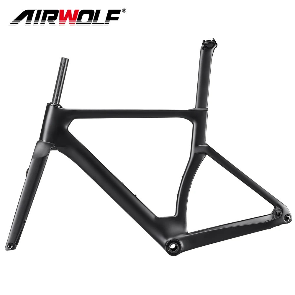 إطار دراجة طريق T1200 من ألياف - مراجعة Carbon Fiber Road Bike Frame Aero وسعره
