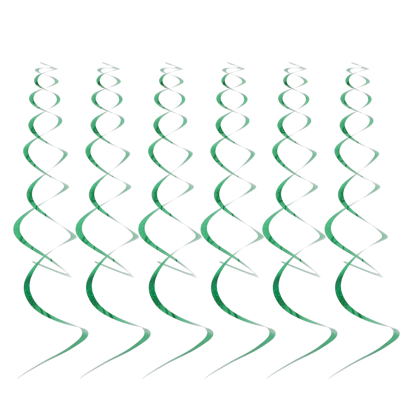 

6 Pcs Spiral Ornaments Ceiling Hanging Swirls Decorations for Party The Pet Birthday Bachelor Colorful Streamers