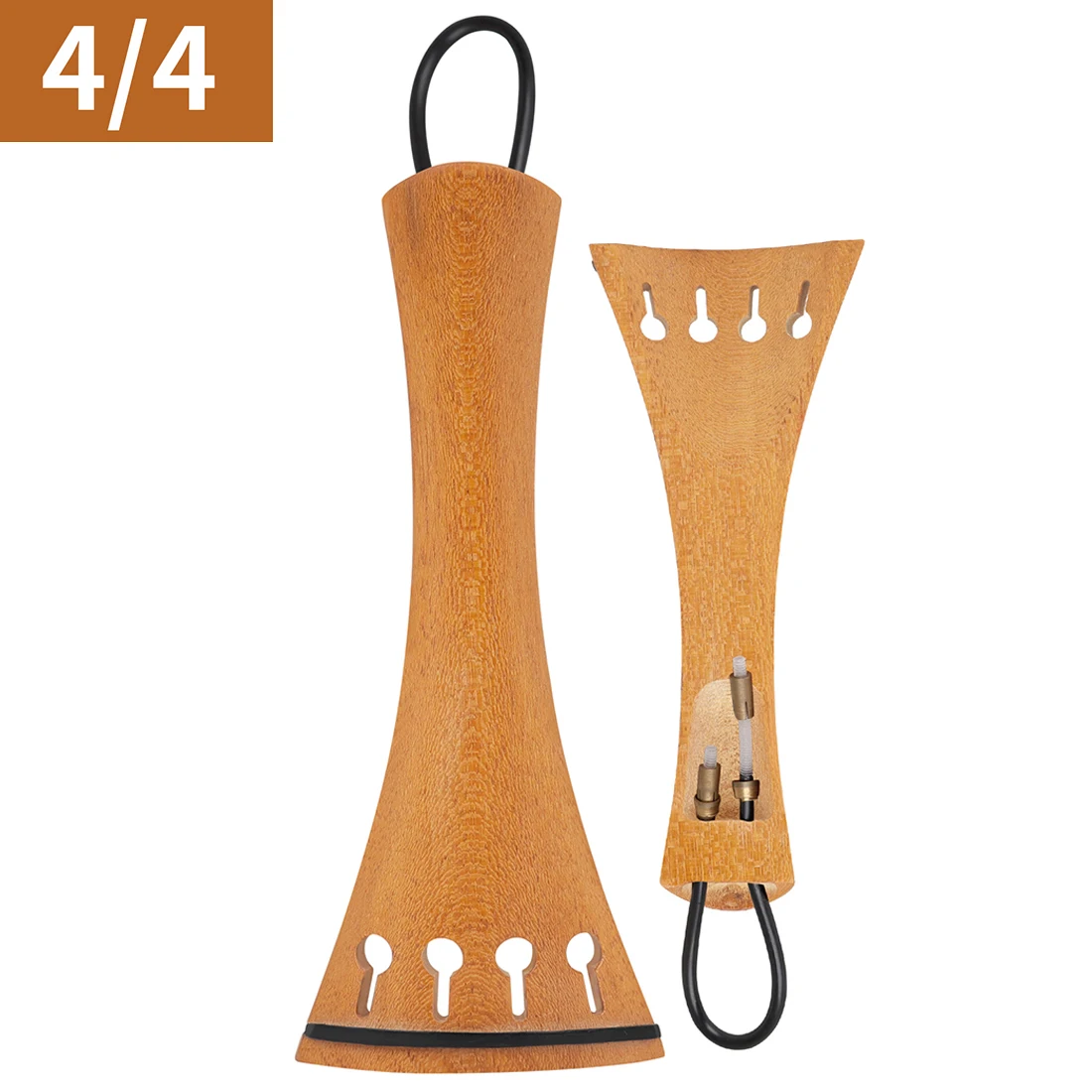 4/4 الكمان سحب وتر لوحة الذيل تاريخ لوحة الخشب قطعة واحدة التصميم الهيكلي السلس ضبط الكمان استبدال الملحقات #1