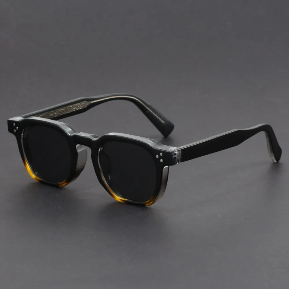 Boho Retro Polarized Sunglasses for Men Frame Polygonal Women's Sunglasses Outdoor High Quality Travel Glasses image 5