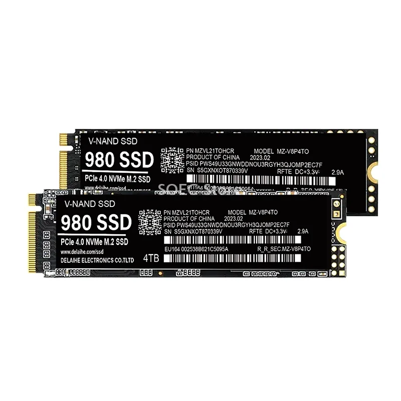 M. 2 NVME PCIE4.0 4 تيرابايت 2 تيرا بايت 1 تيرابايت محرك الحالة الصلبة المدمج مناسب لأجهزة الكمبيوتر المحمولة وأجهزة الكمبيوتر المكتبية