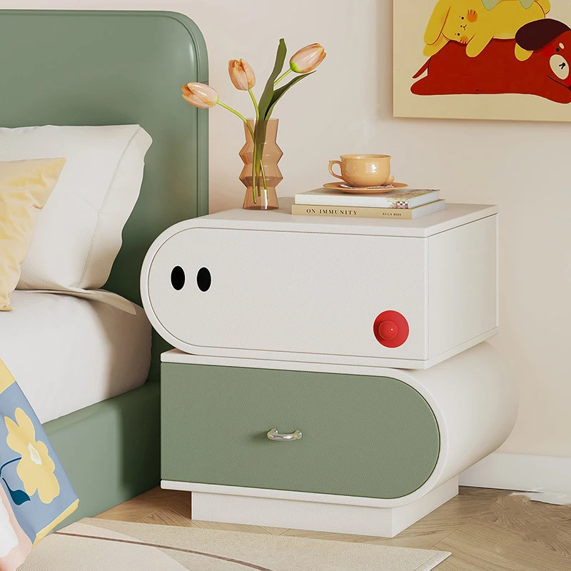 Cute Trendy Drawer Aesthetic Bedside Table Creative Nightstands Elegant Wohnzimmertisch Bedroom Furniture Bedroom Furniture