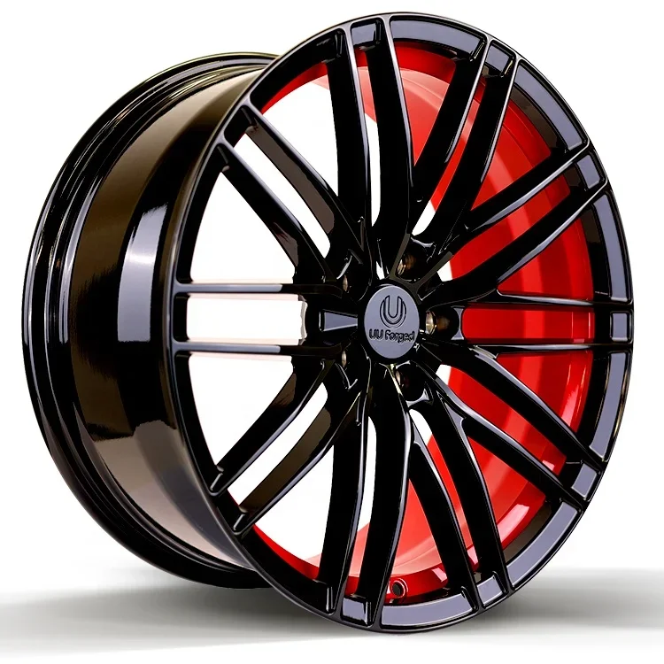 

FF Factory Custom two colors 18 19 20 21 5x112 5x120 5x114.3 monoblock Forged Car Alloy Wheel for luxury car