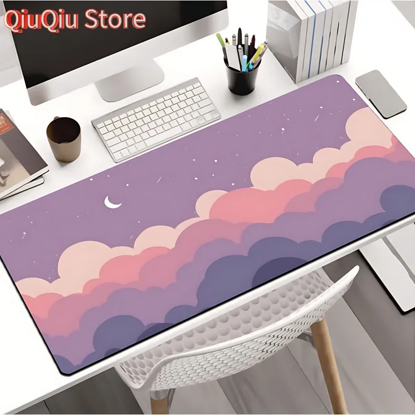 

Coloured Clouds Large Mouse Pad Anti-Slip Desk Keyboard Mat Gaming Mouse pads 40x80CM