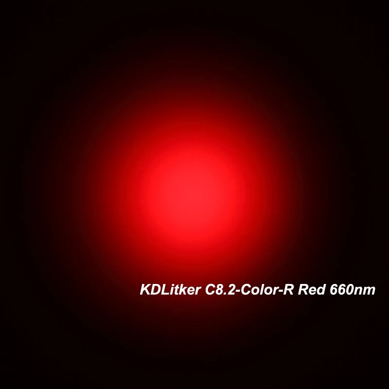 Imagem -02 - Kdlitker-lanterna Led Vermelha para Acampar e Caçar Xp-e2 C8-color Xp-e2 320 Lumens 650 nm 660nm 730nm 18650