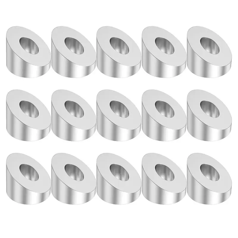 A02M-Invisible-Cable Railing Hardware 15 Pcs 1/4 Inch ID Stainless Steel 30 Degree Angle Beveled Washer