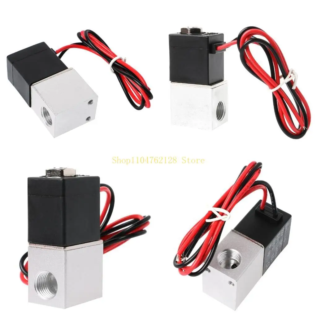 

1/4 "для 12V 2 Way Обычно закрытый пневматический алюминиевый электрический электромагнитный воздух F Лучшая продажа