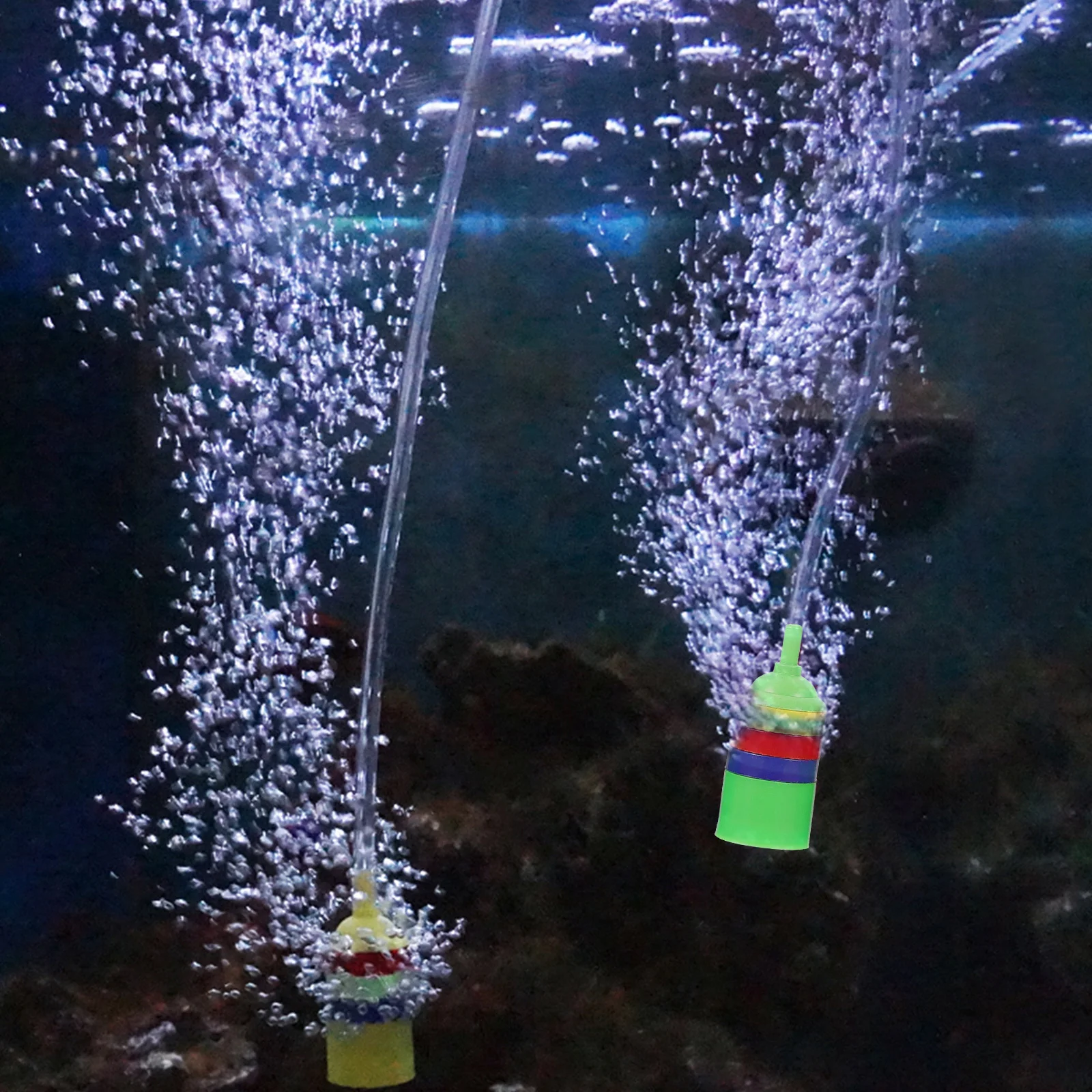 

8Pcs Air Bubble Stone Fish Tank Aquarium Oxygen Diffuser Plastic Airstones for Hydroponic Pond Bubbler Plastic Air Stone