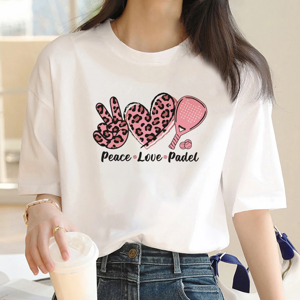 Padel t-shirts women comic Japanese t shirt girl streetwear anime clothing