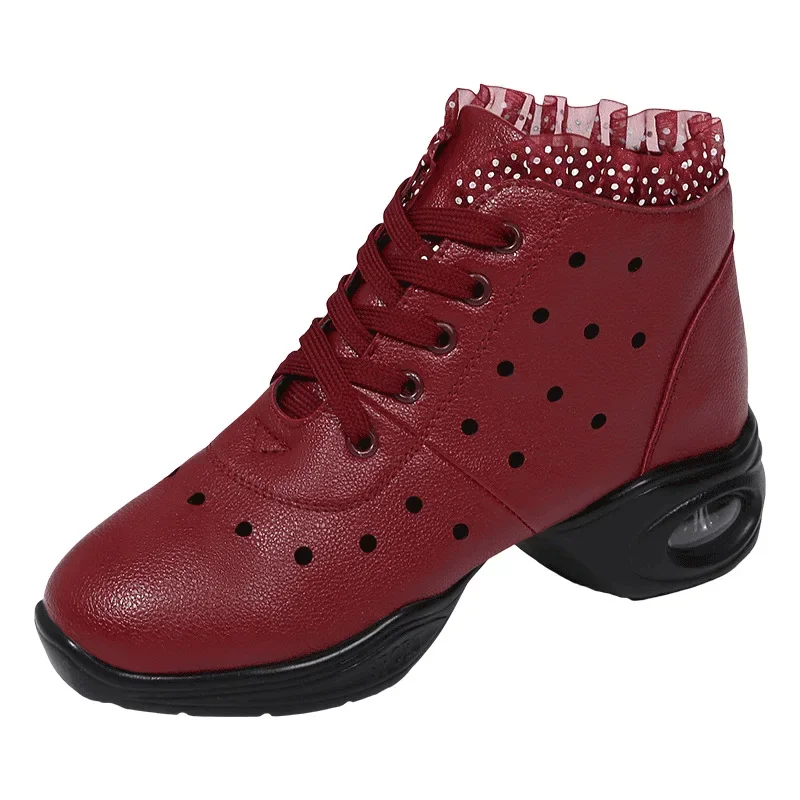 XIHAHA été femme semelle souple sandales maille bottes filles talons hauts marée sauvage rue tir respirant femmes Net chaussures de danse