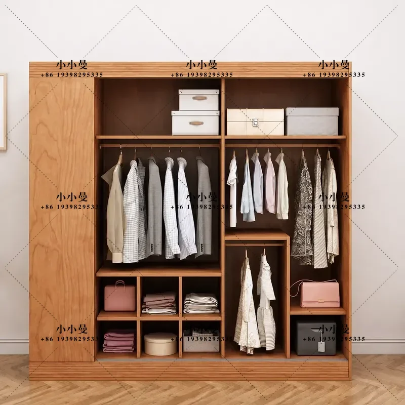 Multifunctional Wooden Display Cabinet Commercial Storage Rack Multi-layer Shelf Aluminum Profile Stand for Ocean Plate