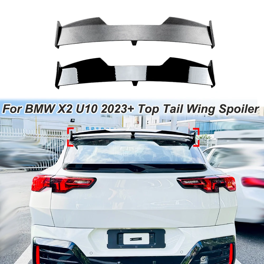 For BMW X2 U10 2023+ Stereoscopic Blade Top Tail Wing Spoiler Rear Trunk Wing Exterior Protection Modification