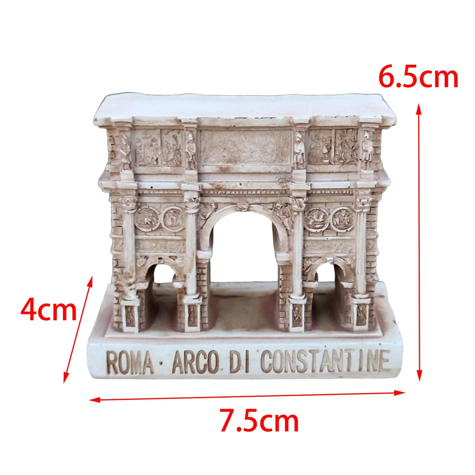 Modelo de porta decorativo para modelo de arquitetura de jardim de fadas de construção de rua