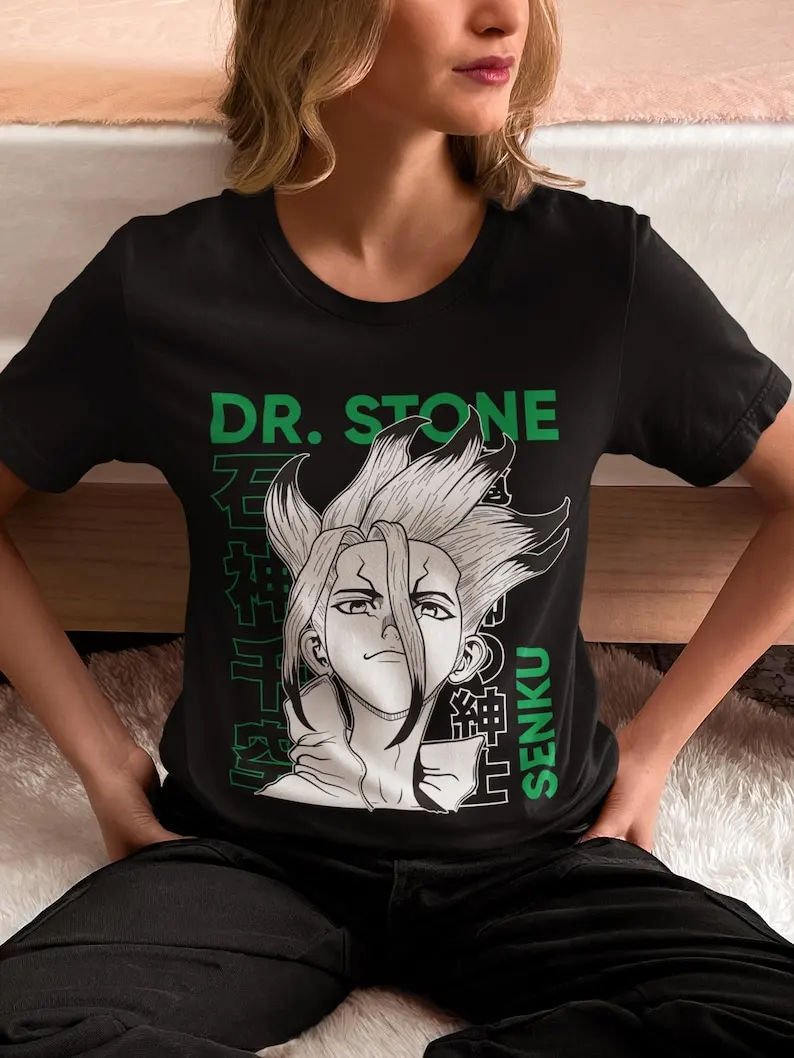 Post-Apocalyptic Scientist  Unisex T-shirt - Japanese Manga Style, 2020s Era Clothing, Otaku Gift, Japan-Inspired, Science