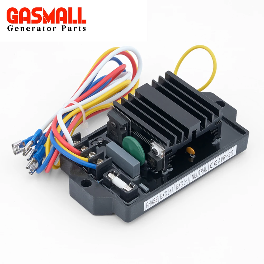 

AVR-20 20A AVR Automatic Voltage Regulator Brushless Excitation Generator Stabilizer Control Module Diesel Genset Parts HOHOCHAI