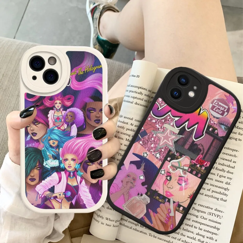 Jem And The Holograms Phone Case Hard Leather For iPhone 14 13 12 Mini 11 14 Pro Max Xs X Xr 7 8 Plus Fundas