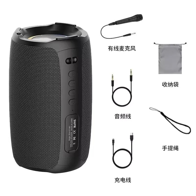 مكبر صوت بلوتوث لاسلكي 2025 جديد S61 مدمج محمول لاسلكي خارجي عالي الطاقة سمّاعات بلوتوث