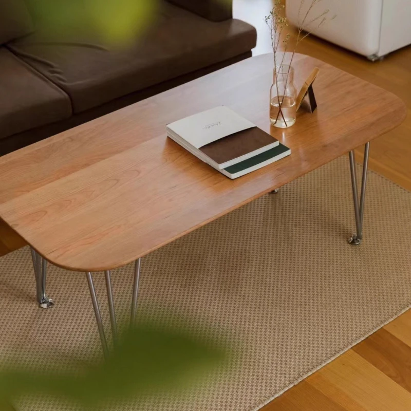 

High Transparent Side Table Round Transform Modern Wood Drawers Standing Coffee Table Service Writing Meubles Home Furniture