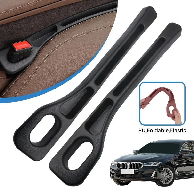 Car Seat Crevice Organizer Storage Seat Gap Filler For BMW 5 Series E39 E60 E61 F10 F11 F07 F18 G30 G31 G38 G60 G61 G68 M5 GT