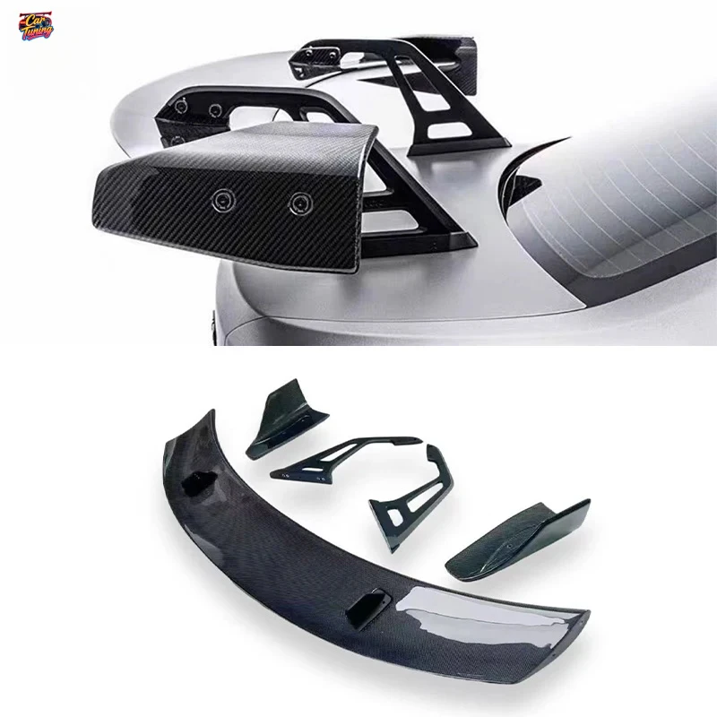 

For Toyota GR Supra A90 A91 2020-2025 Carbon Fiber Rear Wing Bracket Spoiler Sport Aero Body Kit Performance Upgrade