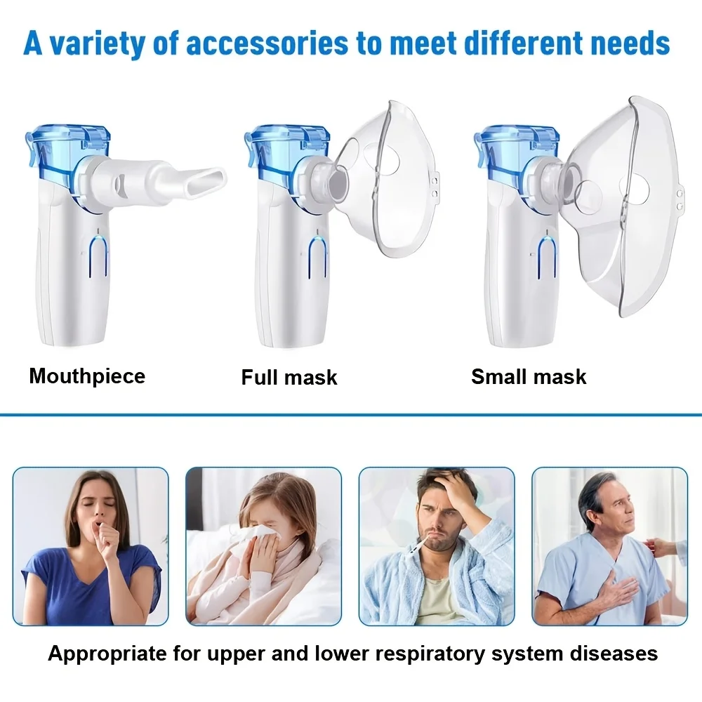 Portable Handheld Mesh Nebulizer with 2 Modes