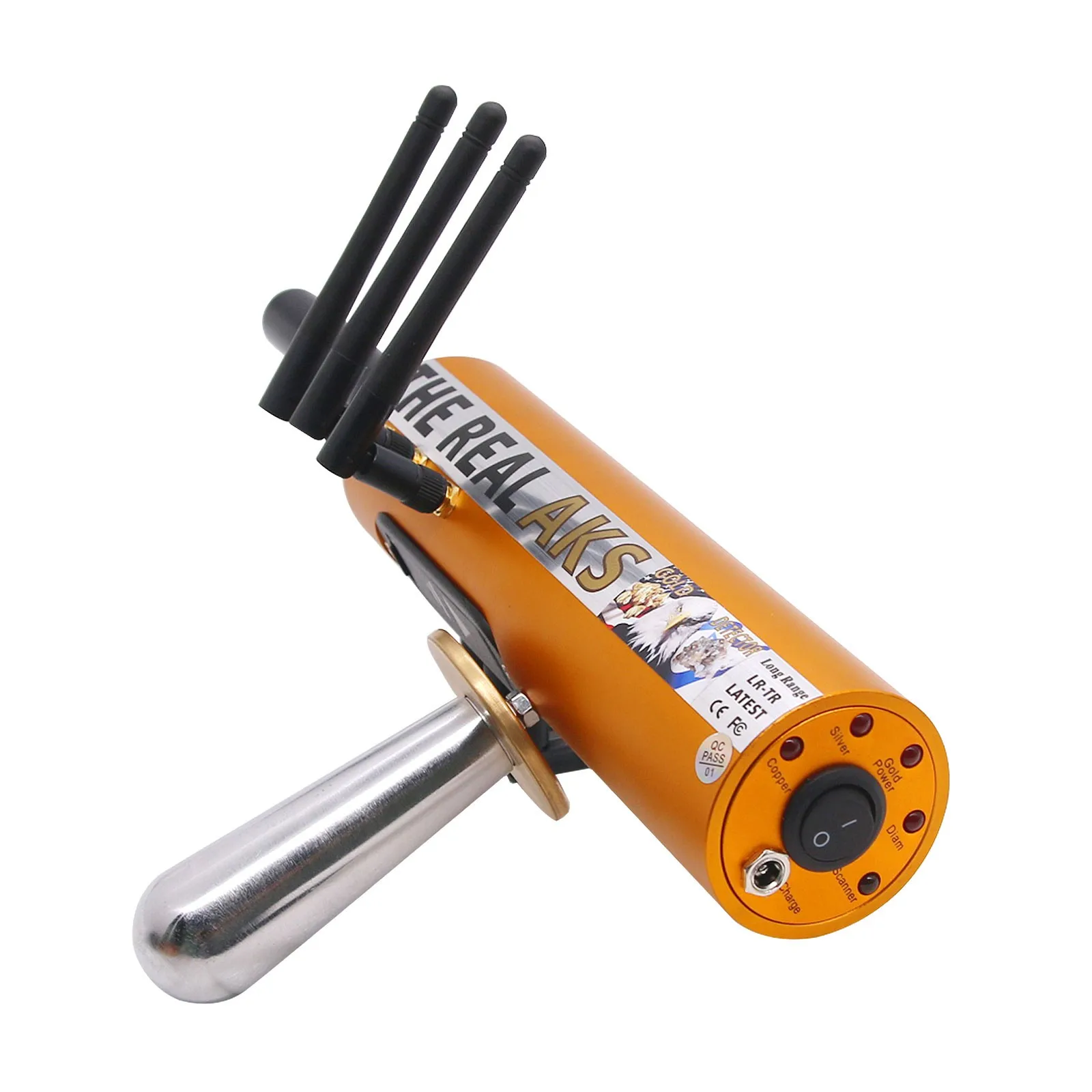 Imagem -06 - Maxgeek-o Real Aks Detector de Metal 14m de Longo Alcance Antenas Detecção Subterrânea Diamante Gem Prata