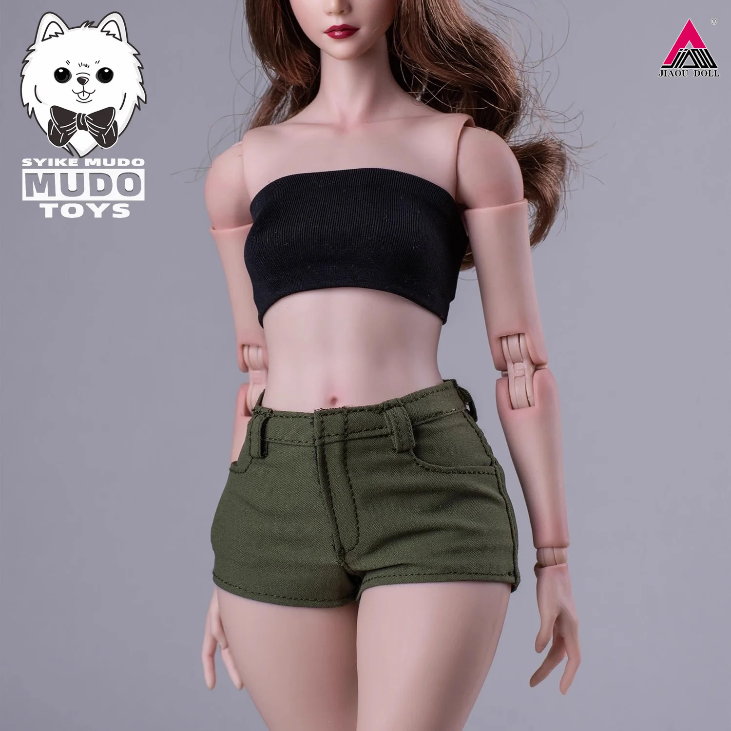 Clothes Model CTC-005 1/6 Scale Stretch Hot Pants Shorts Fit 12'' AT202 AT203 Female Soldier Action Figure Body Dolls