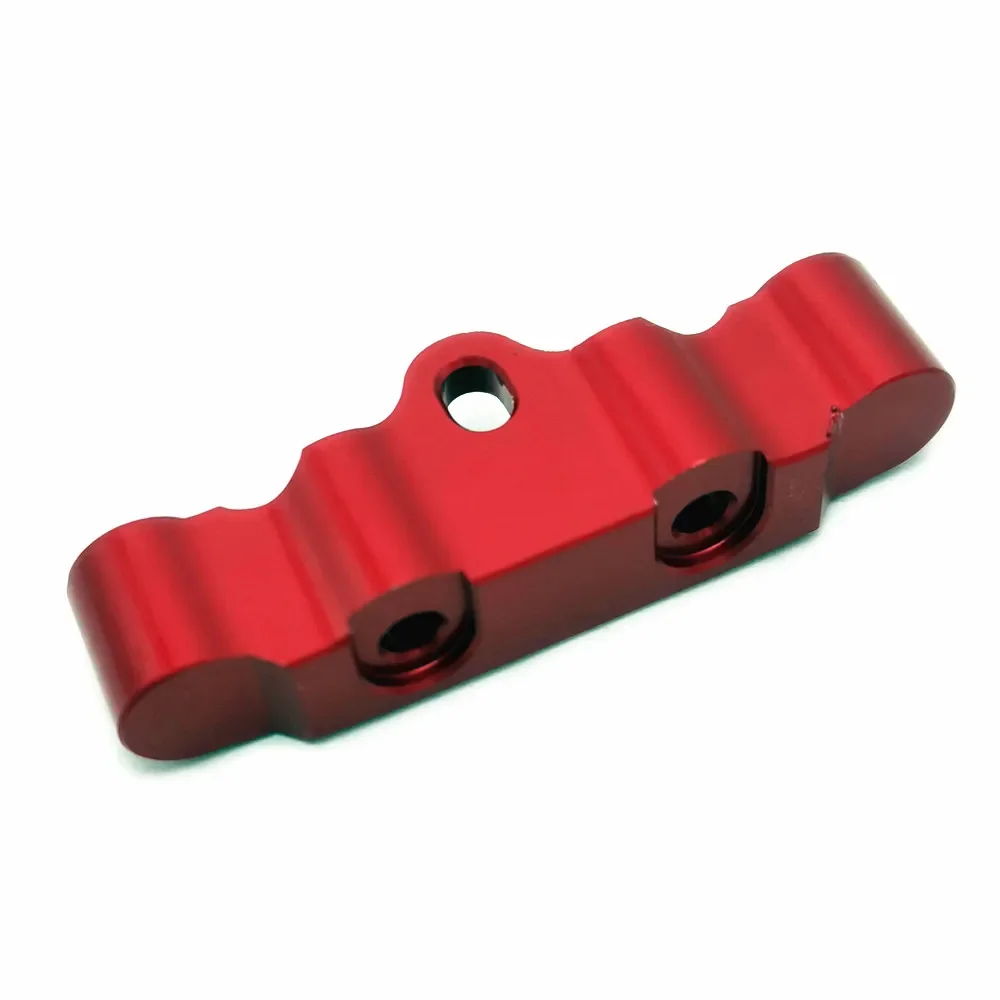 Soporte de brazo inferior delantero o trasero de aluminio para Tamiya TT02 A9