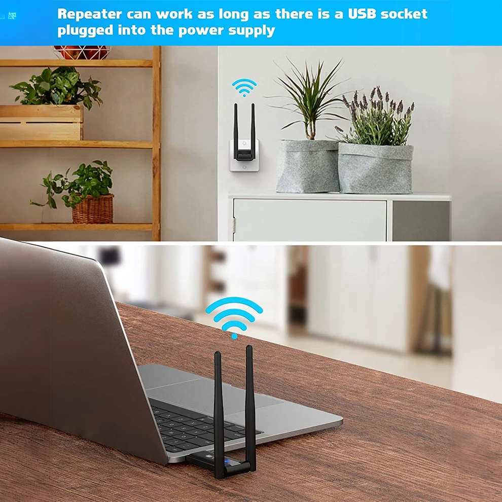 2.4G 300mbps USB Drótnélküli wifi átjátszó extender wifi Jeladás Erősítő Áruházi tolvaj stv Lőtér Wi-Fi Adatút-kijelölő haza háló kiterjesztése