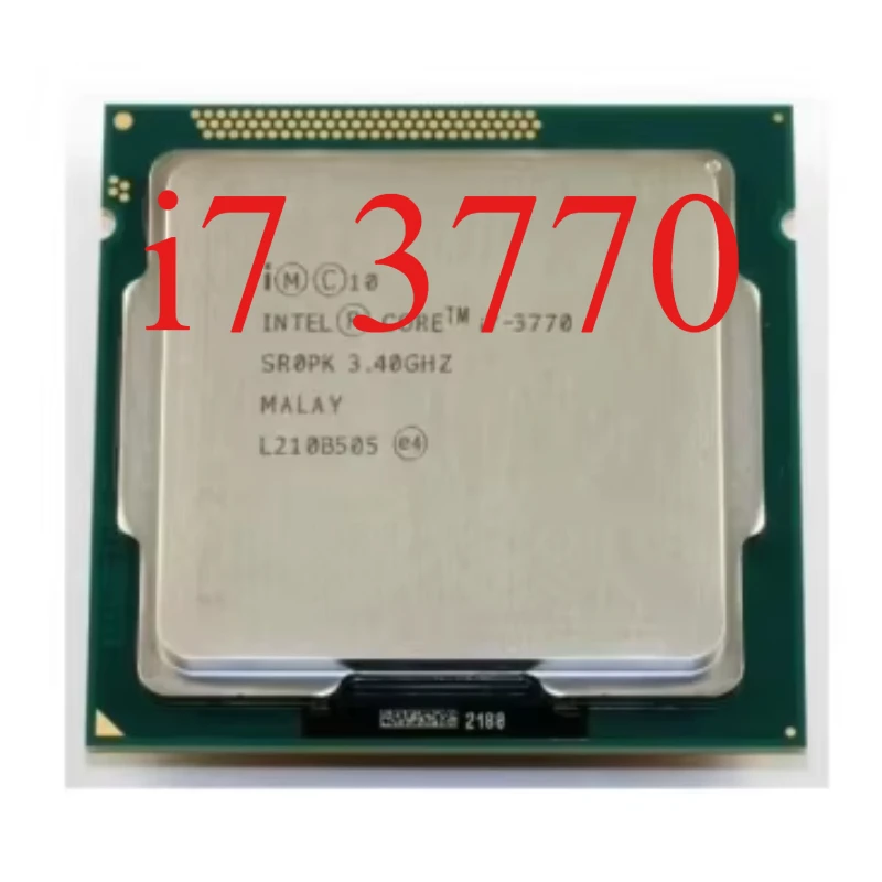 1pcs/lot Intel Core i7 3770 3.4GHz SR0PK Quad-Core LGA 1155 CPU Used Test perfect