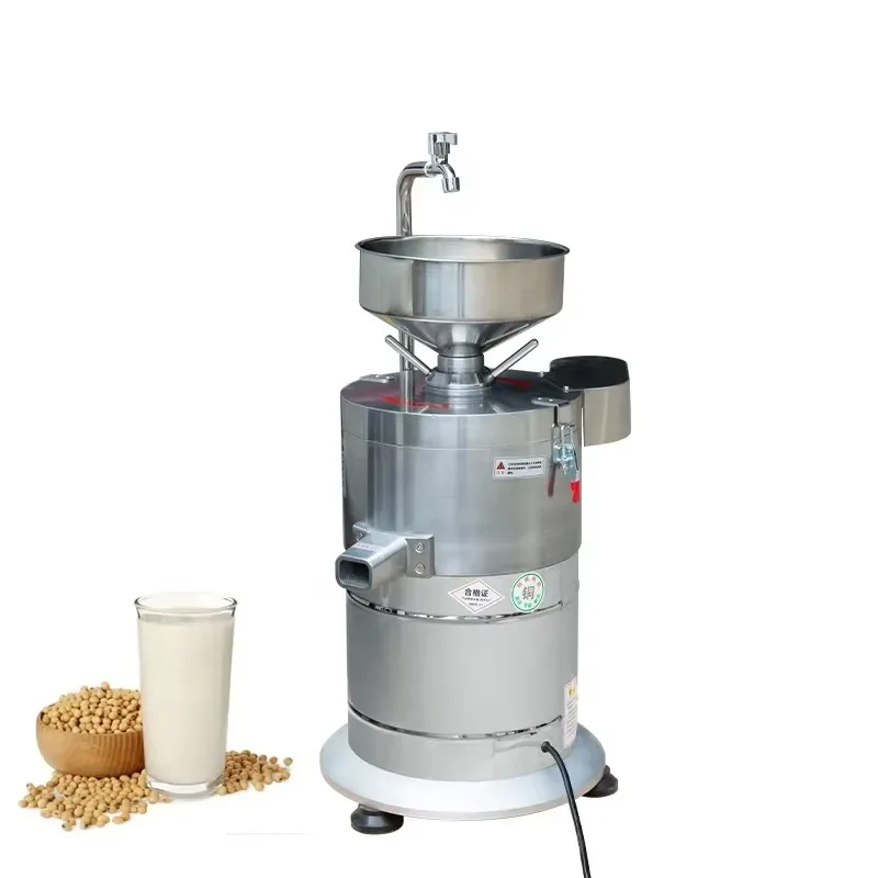 Commercial Stainless Steel Soybean Milk Machine Efficient Grinding Desliming for Tofu Production