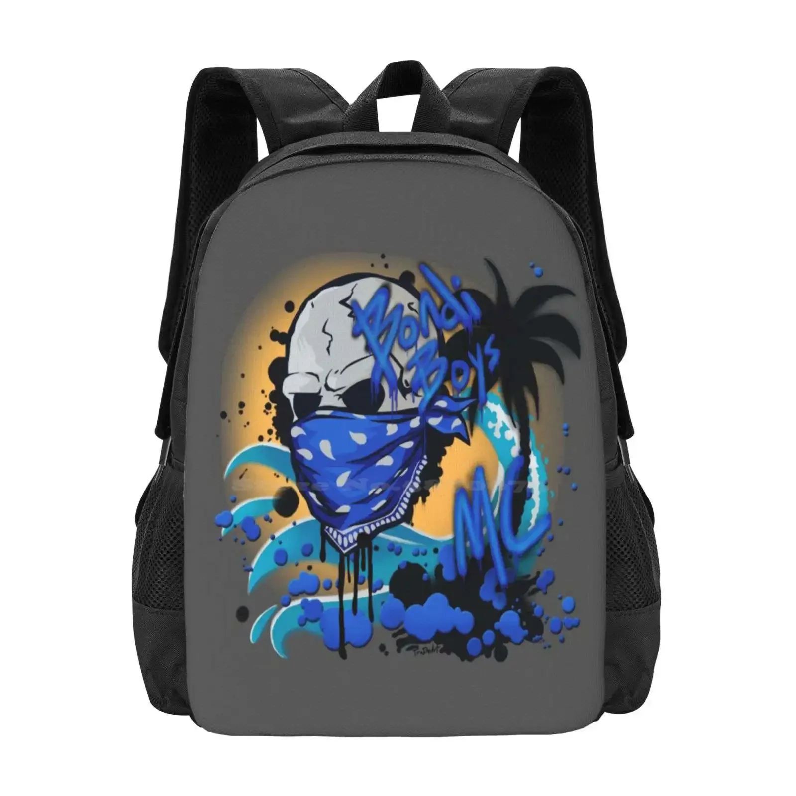 

Bbmc Graffiti Tag Pattern Design Bagpack School Bags Bbmc Graffiti Tag Colors Colorful Colours Suft Water Wave Skull Bondi Boys