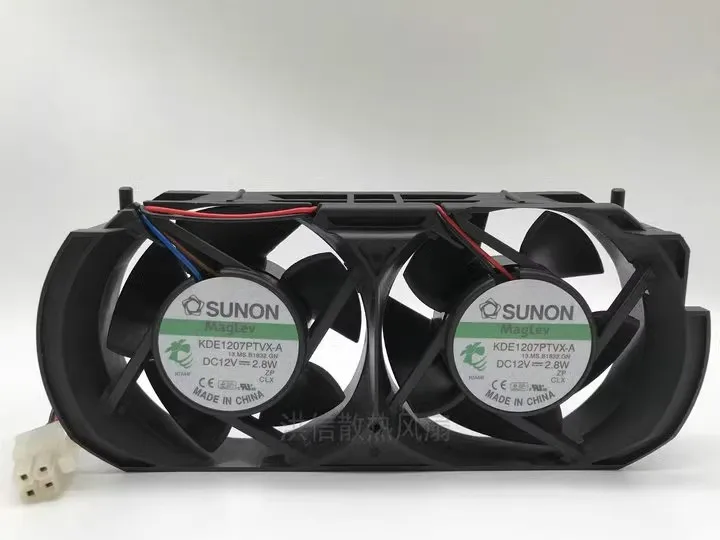 Novo ventilador cooler de cpu para sunon KDE1207PTVX-A xbox360 ventilador de console de jogos 12v 2.8w ventilador de refrigeração