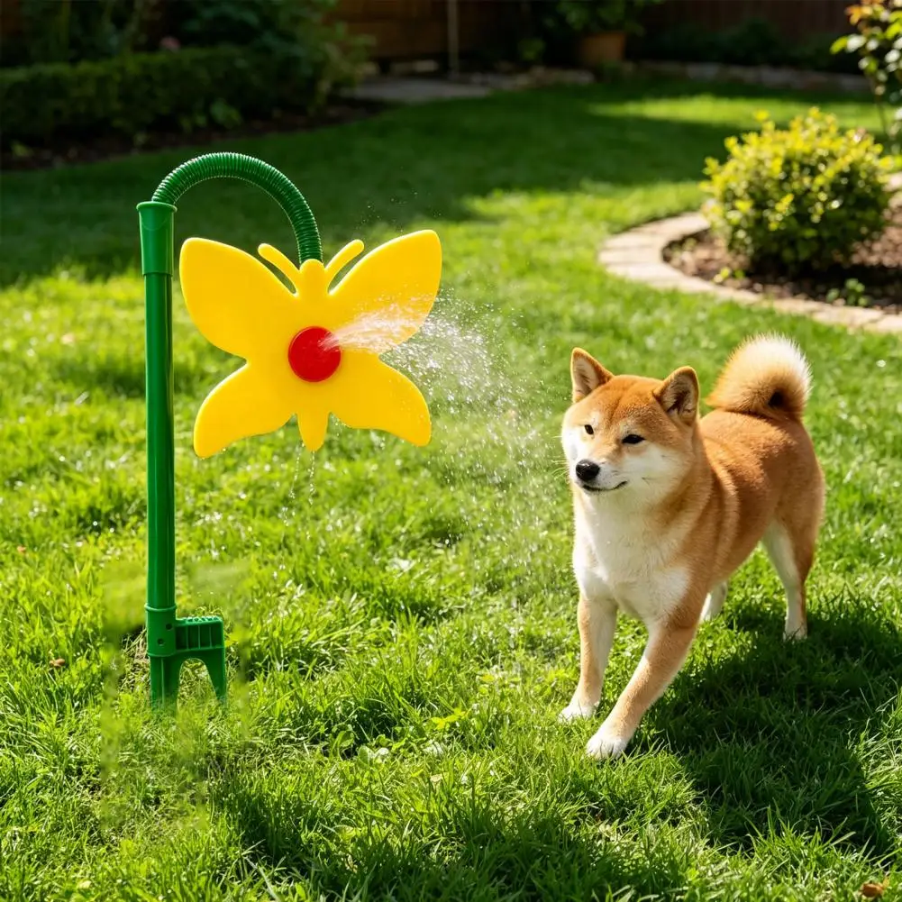 Fun Lawn Irrigation Sprinkler Garden Sprinkler Crazy Butterfly Lawn Sprinkler, Dancing Butterfly Garden Sprinkler Funny Rotating
