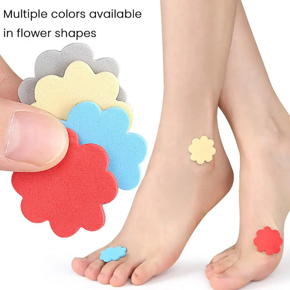 

Пенопластовая подушечка для пятки Цветочная подушечка для пятки Вставки для высоких каблуков Нескользящая подушка-протектор для облегчения боли в ногах, волдырь для свободного использования