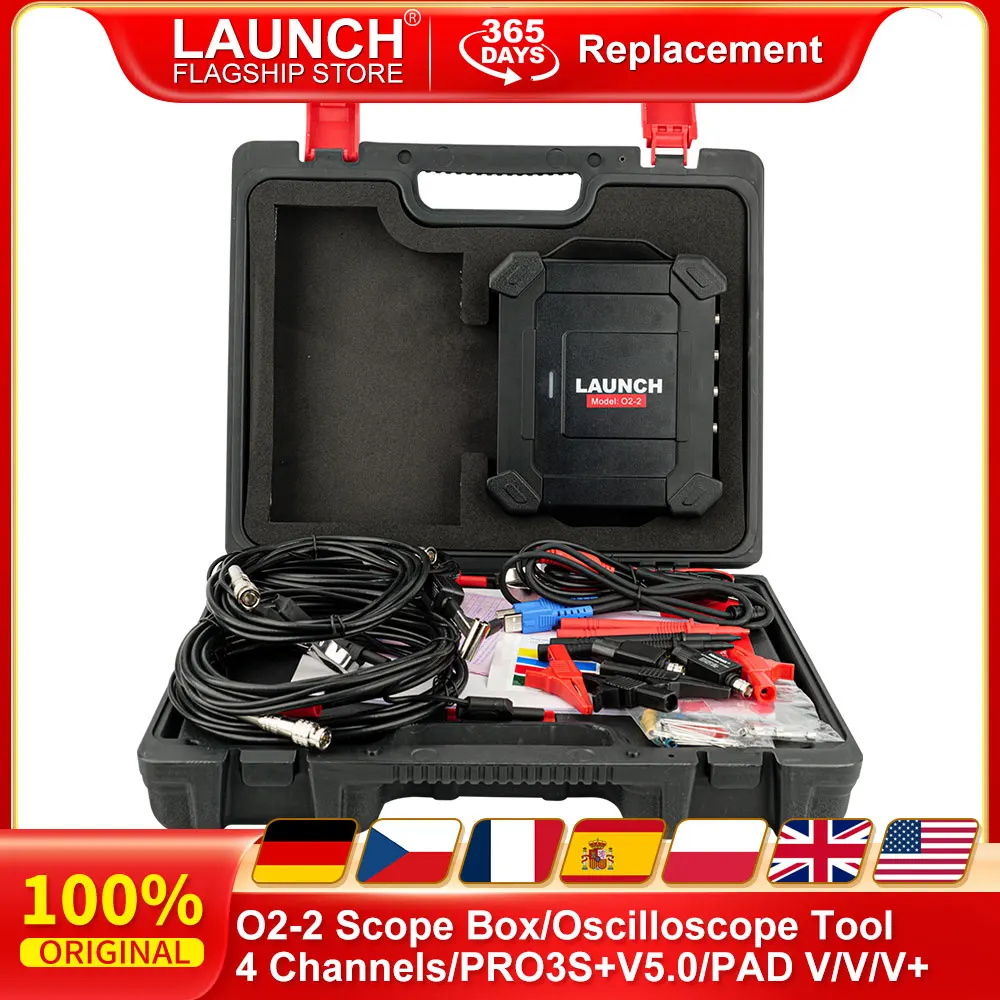 LAUNCH X431 O2-2 Scope Box: The Real-World Automotive Oscilloscope for Professional Diagnostics