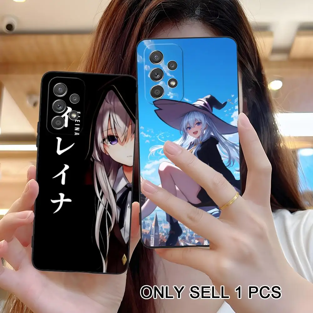 Wandering Witch Elaina Phone Case for Samsung Galaxy A26 25 24 23 22 21 17 16 15 14 13 12 11 5G Soft TPU Shockproof Cover