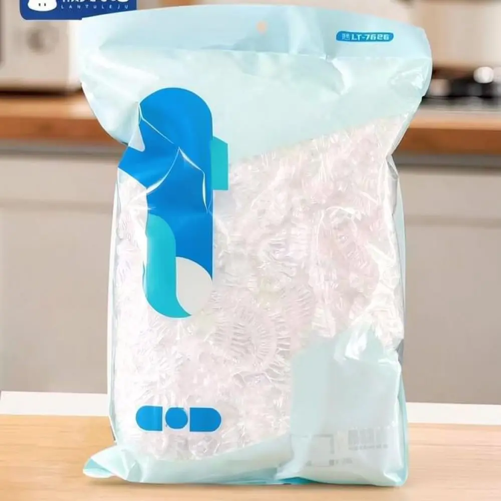 Disposable Kitchen Food Covers Elastic Plastic Wrap Bowl Plate Storage Seals Household Preservation Tool Fresh Keeping Film