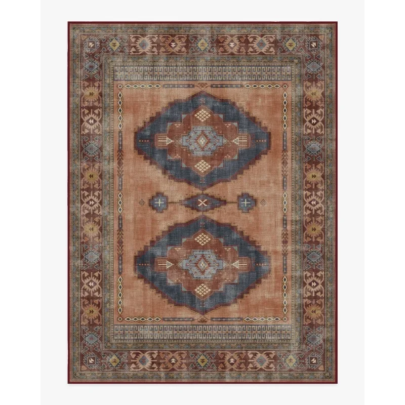 Traditional oriental design Rug Vintage Persian living room carpet Non-slip carpet for restaurant and kitchen decorative Rugs