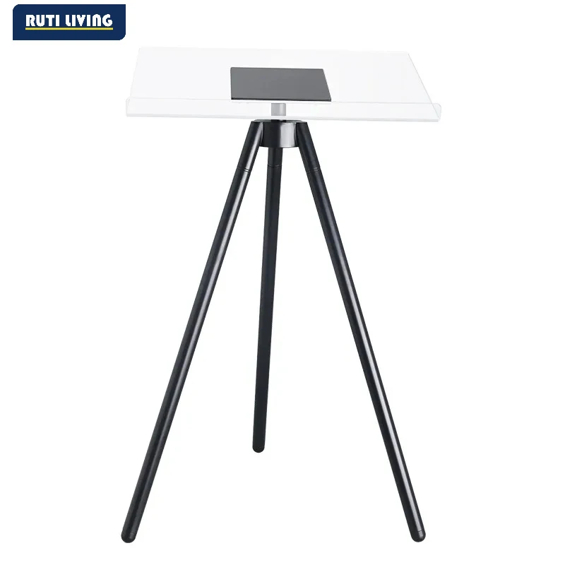 Open The Display Stand Floor Acrylic Bookstore Photo Album Flip Reading Big Book Stand Tripod Magazine Rack