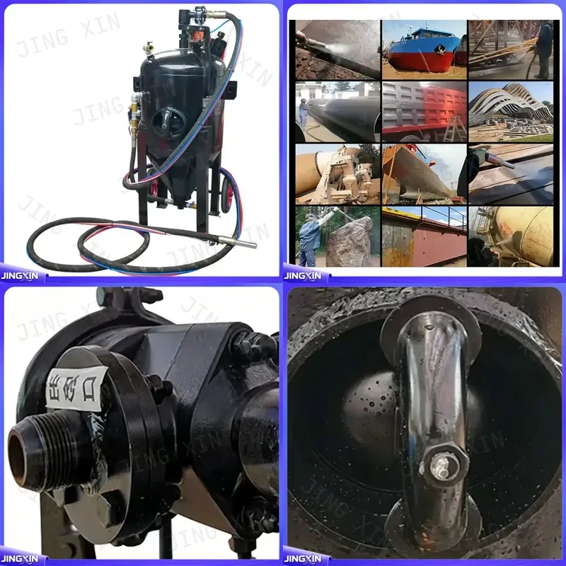 Custom for High Pressure Water Sand Blasting Machine Small Steel Structure Rust Removal Tool Portable Sandblaster Equipment