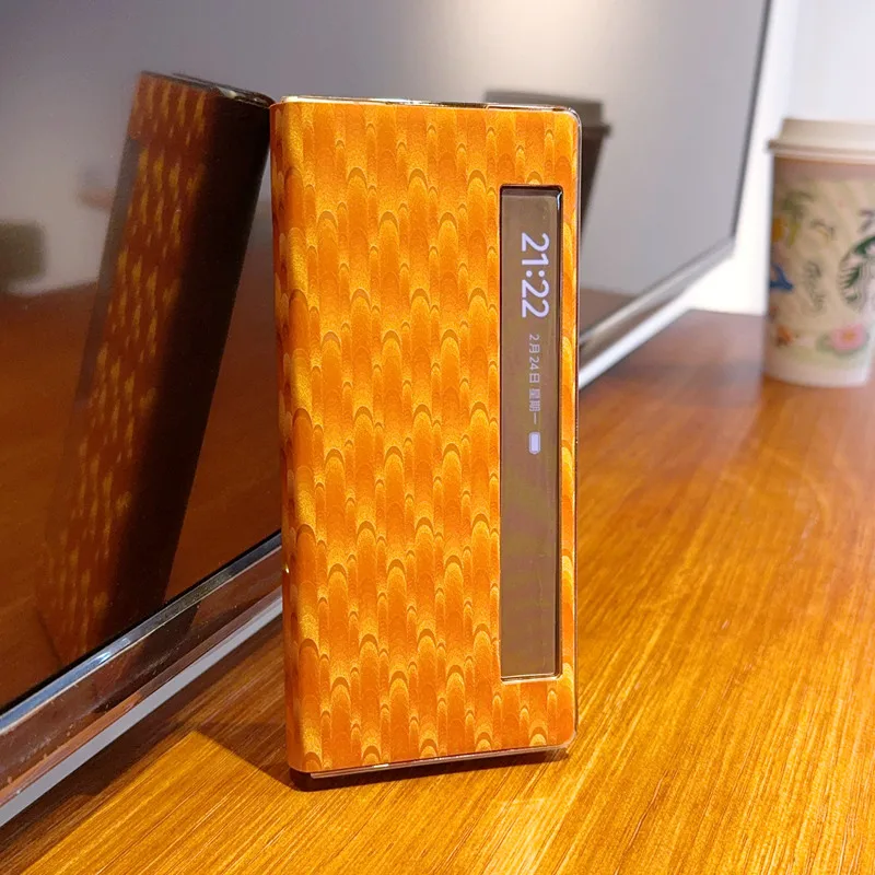 

Блестящий узор павлина для Vivo X Fold3 Pro, кожаный флип-чехол, защитный чехол