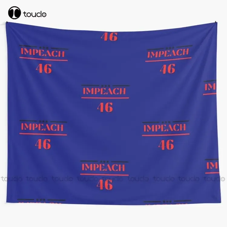 New Impeach 46 Anti Joe Biden  Tapestry Vintage Tapestry Tapestry Wall Hanging For Living Room Bedroom Dorm Room Home Decor