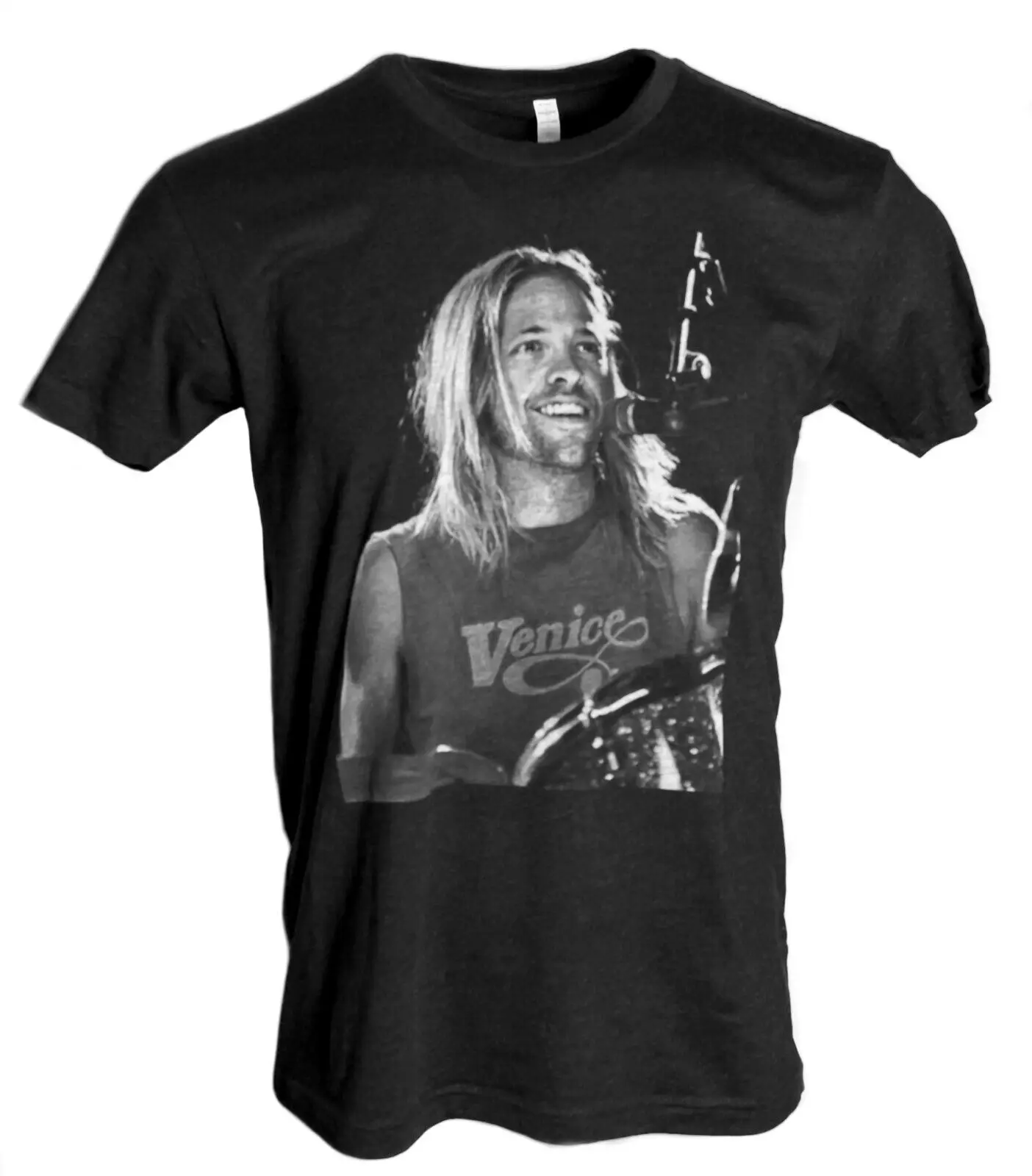 Taylor Hawkins Drummer T Shirt S 3XL Vintage Heather Graphite Black