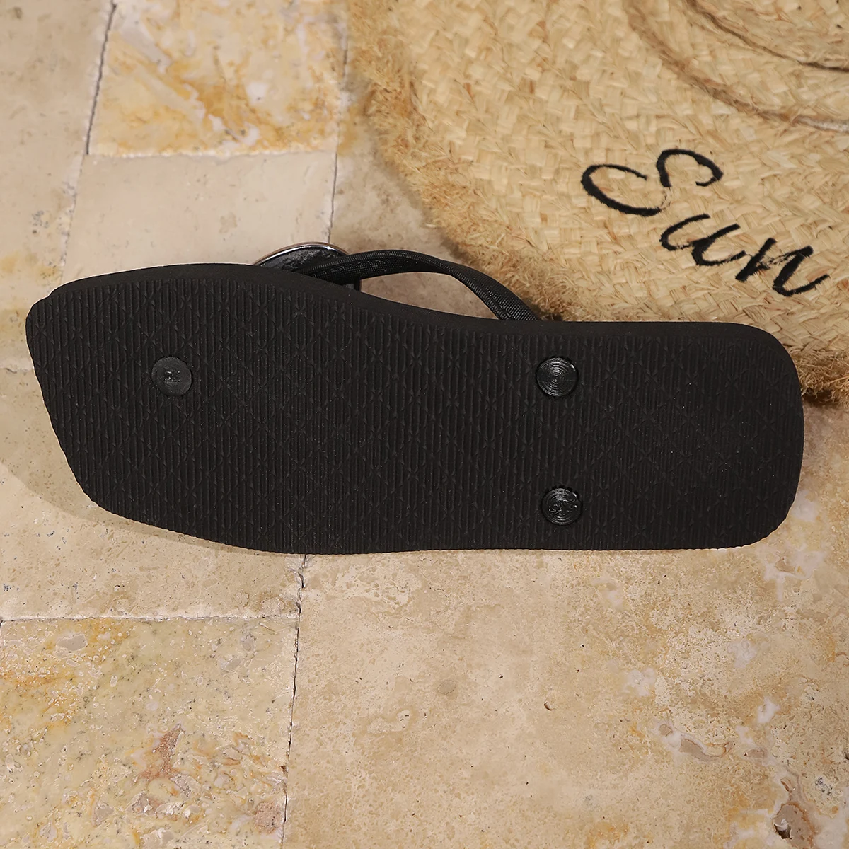 Sommer-Flats, Flip-Flops, 2025, neue Oberbekleidung, Hausschuhe, rutschfeste Damen-Strand-Flip-Flops – Detail 30