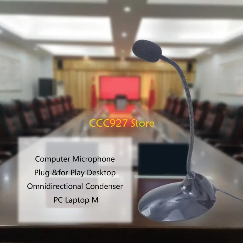 B03F Computer Microphones 360 Degree Adjustable Gooseneck Design Microphones Omnidirectional Microphone Recording Mic