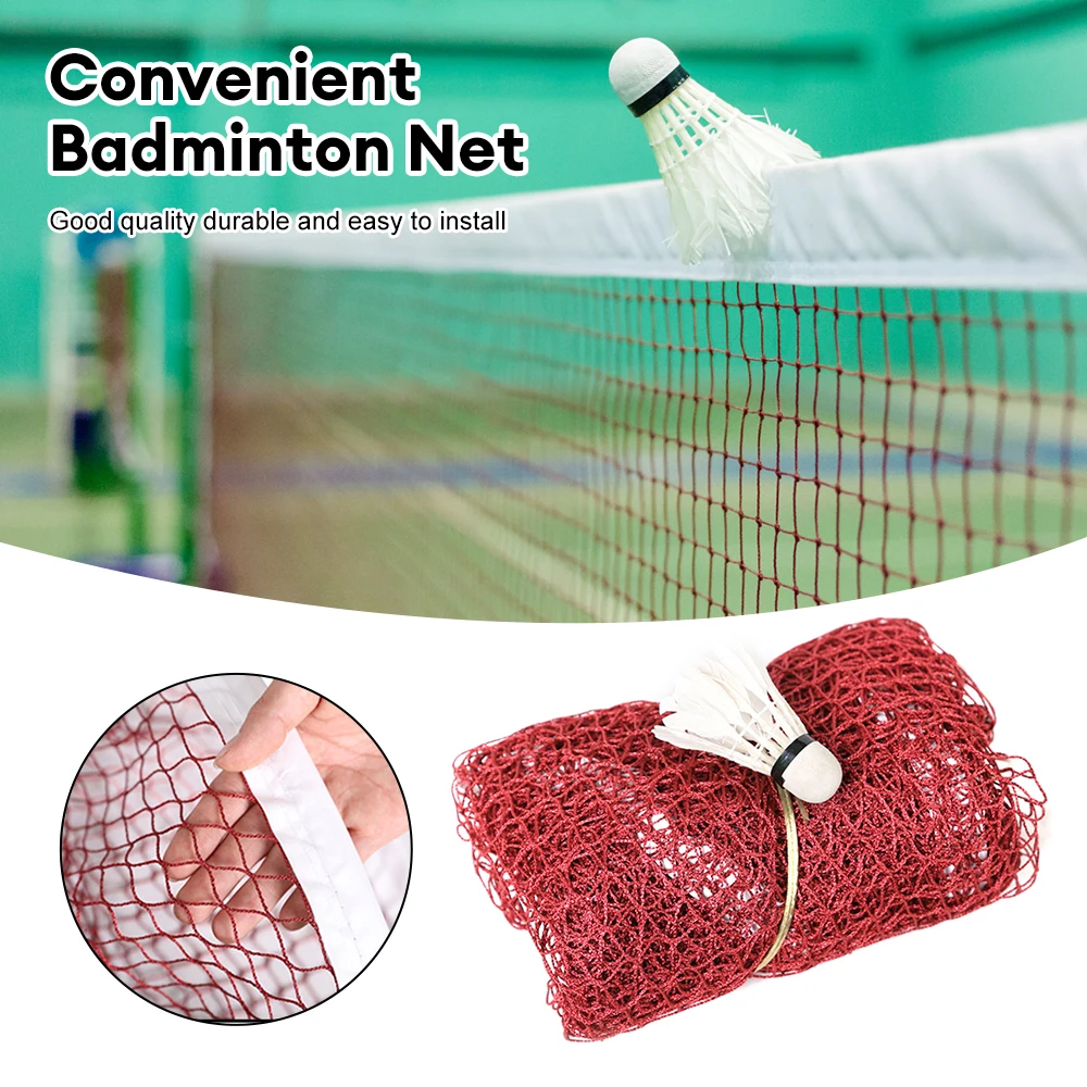 Professional Sport Training Standard Badminton Net Outdoor Tennis Net Mesh Volleyball Net For Pickleball Tennis Soccer Training