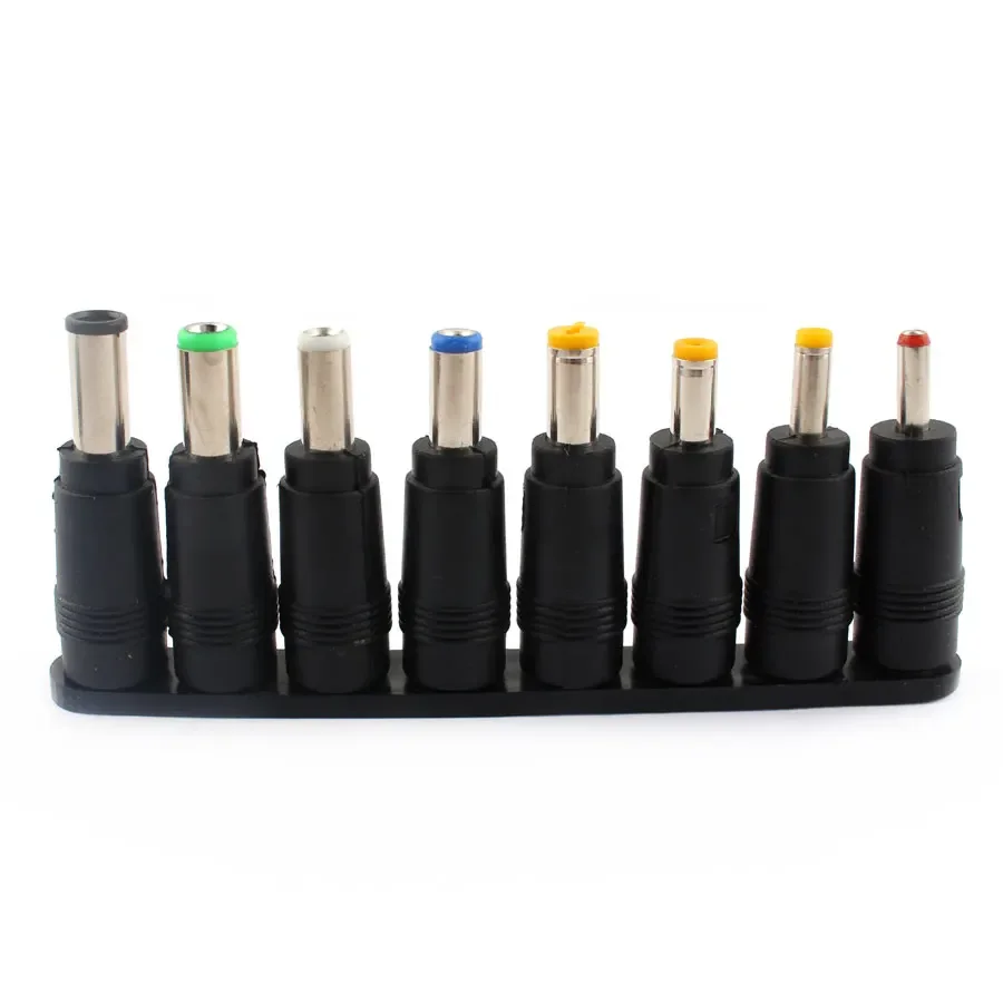 8 szt. AC DC 5,5X 2,1 MM żeńskie złącze wtykowe typu jack do 6,3 6,0 5,5 4,8 4,0 3,5 mm 2,5 2,1 1,7 1,35 mm męskie zasilacz