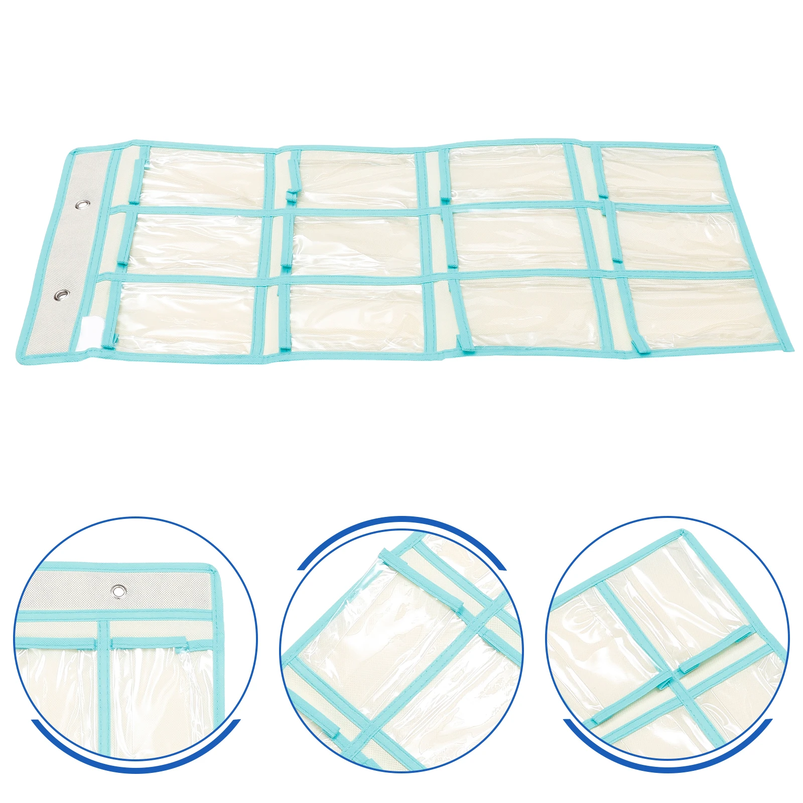 

Home Storage Bag Clear Pockets Classroom Chart Shoe Mobile Phone Organizer Pouch Hanging with School